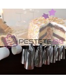 12бр сладкарски накрайници с пош